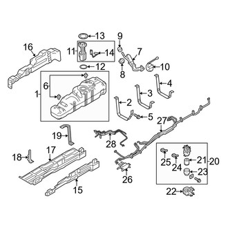 Ford OE - Fuel System Components (Crew Cab)