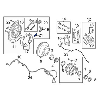 Ford OE - Rear Parking Brake Adjuster