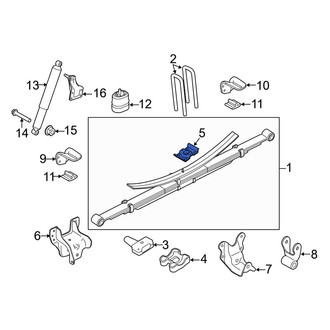 Ford OE - Rear Left Leaf Spring Plate