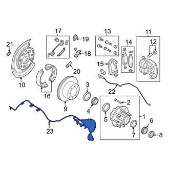 Ford OE - Front ABS Wheel Speed Sensor