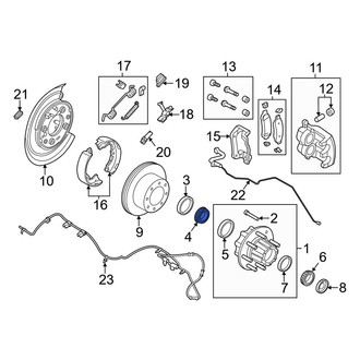 Ford OE - Rear Inner Wheel Bearing