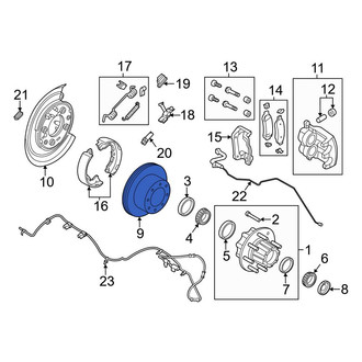 Ford OE - Rear Disc Brake Rotor