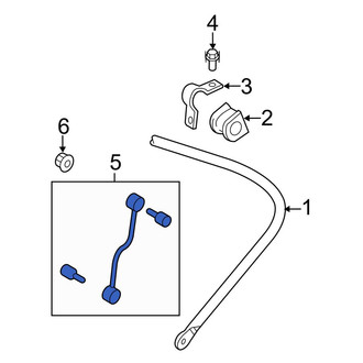 Ford OE - Rear Suspension Stabilizer Bar Link