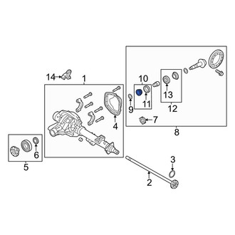 Ford OE - Front Inner Differential Pinion Bearing