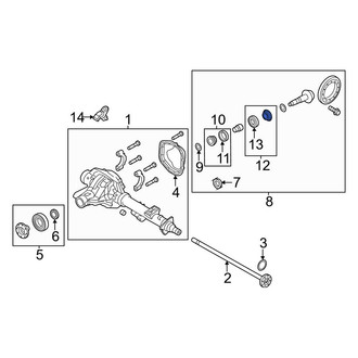 Ford OE - Rear Inner Differential Pinion Bearing