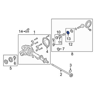 Ford OE - Front Inner Differential Pinion Race