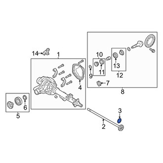 Ford OE - Drive Axle Shaft O-Ring