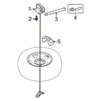 Ford OE - Steering Damper Bolt