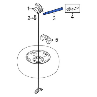 Ford OE - Spare Tire Hoist Wrench