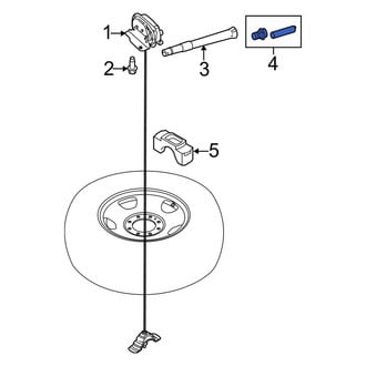 Ford OE - Spare Tire Lock