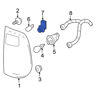 Ford OE - Rear Back Up Light Socket
