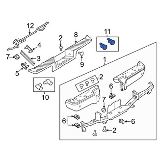 Ford OE - Rear Left Inner Parking Aid Sensor Housing