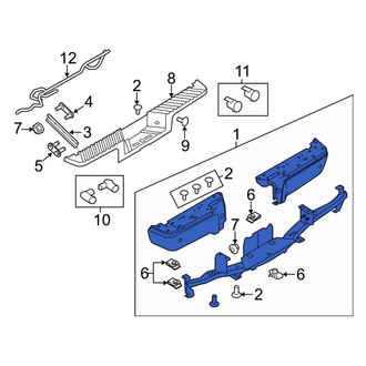 Ford OE - Rear Bumper Face Bar