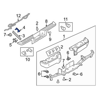 Ford OE - Inner Bumper Face Bar Mount Bolt
