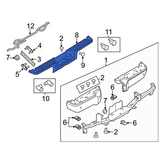 Ford OE - Rear Bumper Step Pad