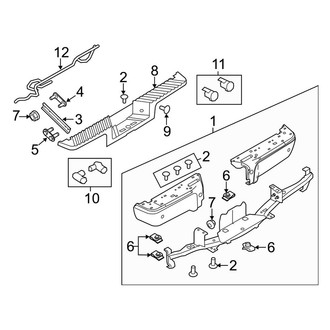 Ford OE - Rear Bumper - Bumper & Components