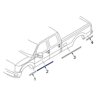 Ford OE - Right Trim Stripe Tape