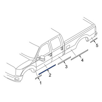 Ford OE - Left Trim Stripe Tape
