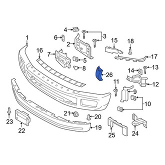 Ford OE - Front Right Bumper Trim