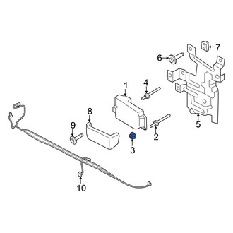 Ford OE - Air Bag Impact Sensor Nut