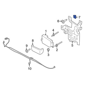 Ford OE - Air Bag Impact Sensor Nut