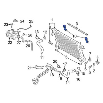 Ford OE - Lower Radiator Air Seal