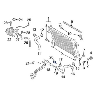 Ford OE - Radiator Hose Clamp