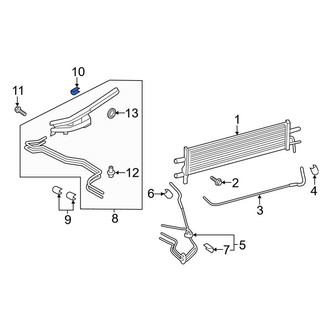 Ford OE - Transmission Oil Cooler Line Clip