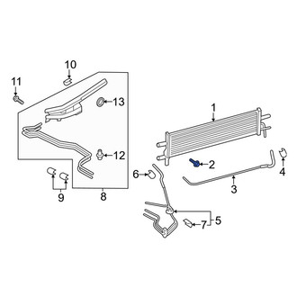 Ford OE - Suspension Stabilizer Bar Bracket Nut