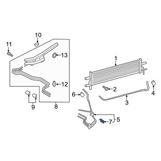 Ford OE - Transmission Oil Cooler Line Clip
