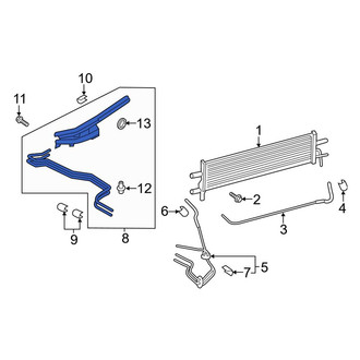 Ford OE - Automatic Transmission Oil Cooler Hose Assembly