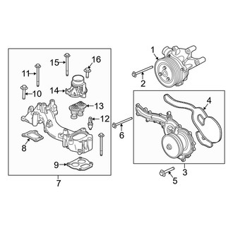 Ford OE - Cooling - Water Pump (Crew Cab 6.7L)
