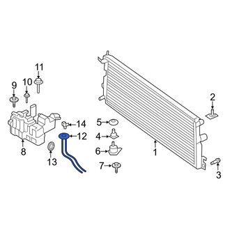 Ford OE - Engine Coolant Overflow Hose