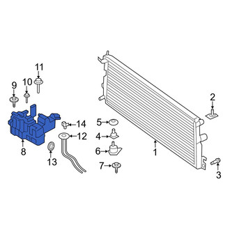 Ford OE - Engine Coolant Reservoir