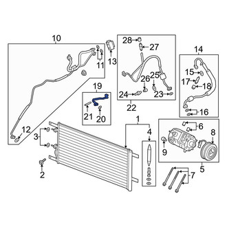 Ford OE - A/C Pipe