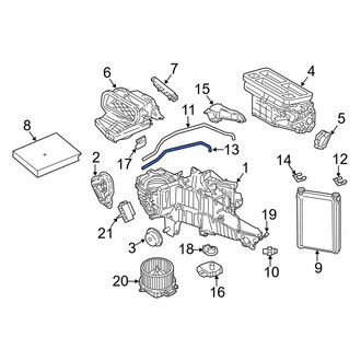 Ford OE - HVAC Heater Hose
