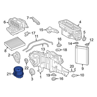 Ford OE - HVAC Blower Motor Assembly