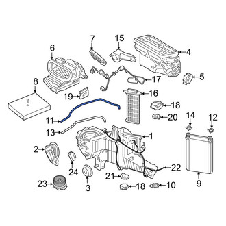 Ford OE - HVAC Heater Hose