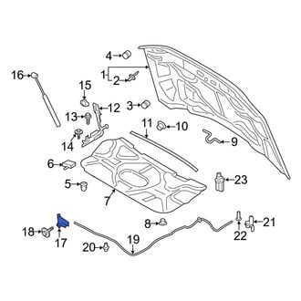 Ford OE - Front Hood Latch