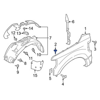 Ford OE - Upper Fender Bolt
