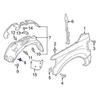 Ford OE - Fender Liner Screw