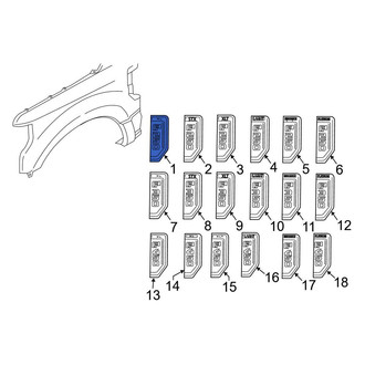 Ford OE - Front Right Fender Emblem