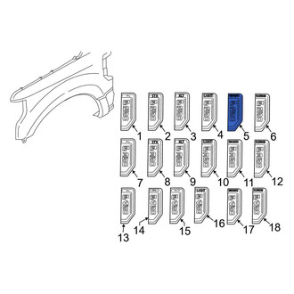Ford OE - Front Right Fender Emblem