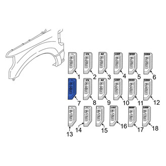 Ford OE - Front Left Fender Emblem