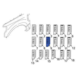 Ford OE - Front Right Fender Emblem