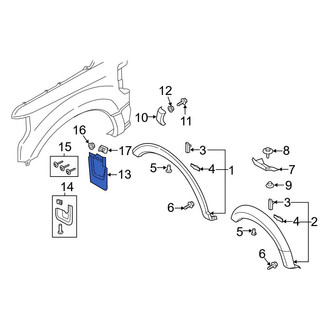 Ford OE - Front Left Mud Flap