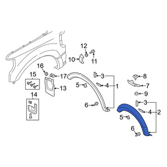 Ford OE - Front Left Fender Flare