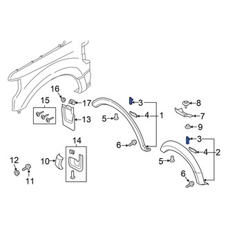 Ford OE - Fender Flare Clip