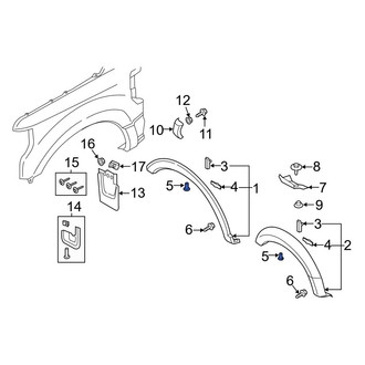 Ford OE - Fender Flare Clip