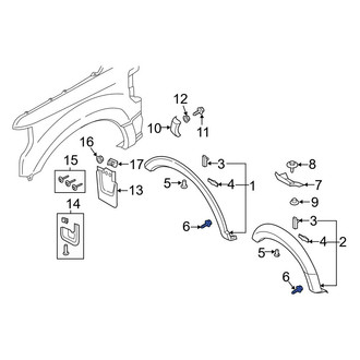 Ford OE - Wheel Arch Flare Screw